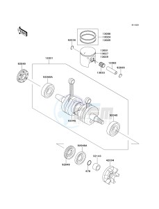 JF 650 K [X2] (K2) [X2] drawing CRANKSHAFT_PISTON-- S- -