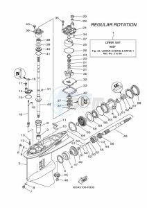 F200FETL drawing PROPELLER-HOUSING-AND-TRANSMISSION-1