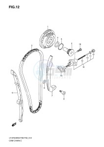 LT-A750X (P28-P33) drawing CAM CHAIN