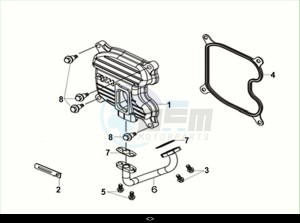 JOYRIDE 300 (LJ30W1-EU) (M2) drawing CYLINDER HEAD COVER