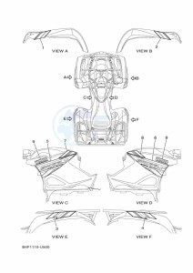 YFM700FWAD YFM70GPLK (B4F3) drawing GRAPHICS