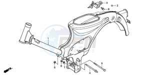 C50SW drawing FRAME BODY