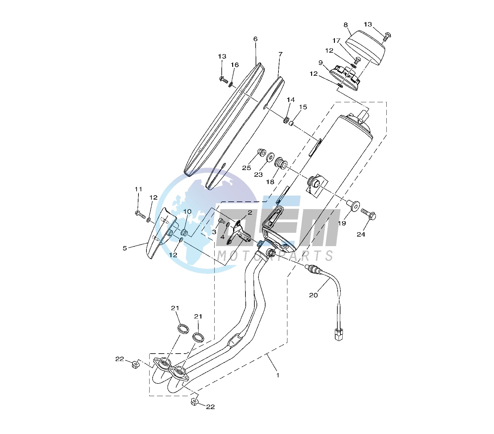 EXHAUST 4B56