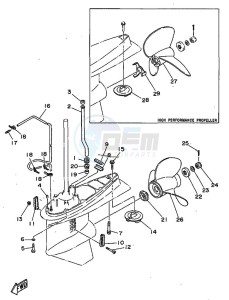 L130BETO drawing PROPELLER-HOUSING-AND-TRANSMISSION