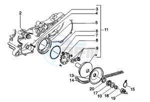 Hexagon LX-LXT 125-180 drawing Driving pulley