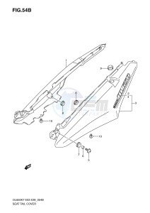 DL650 (E3-E28) V-Strom drawing SEAT TAIL COVER (MODEL K9 L0)