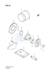 DL650 ABS V-STROM EU-UK drawing OIL PUMP