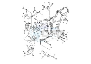 XVS DRAG STAR 1100 drawing FRAME