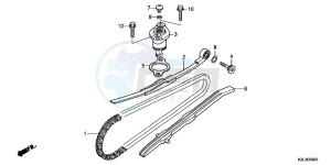 NSC110MPDC drawing CAM CHAIN/TENSIONER