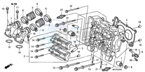 FJS400D9 Europe Direct - (ED) drawing CYLINDER HEAD