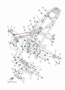 FZN250 (B8H4) drawing FRAME