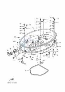 FL200FETX drawing BOTTOM-COVER-1