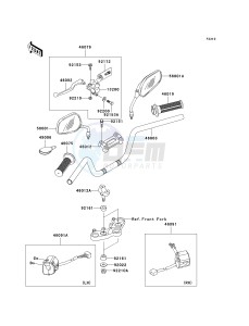 BR 125 B [WIND 125] (B2) B2 drawing HANDLEBAR