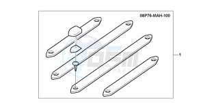 VT750CD3 drawing RR.MUDGUARD PRORECTI