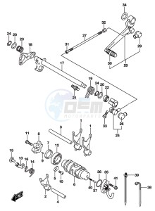 GSX-S125 drawing GEAR SHIFTING