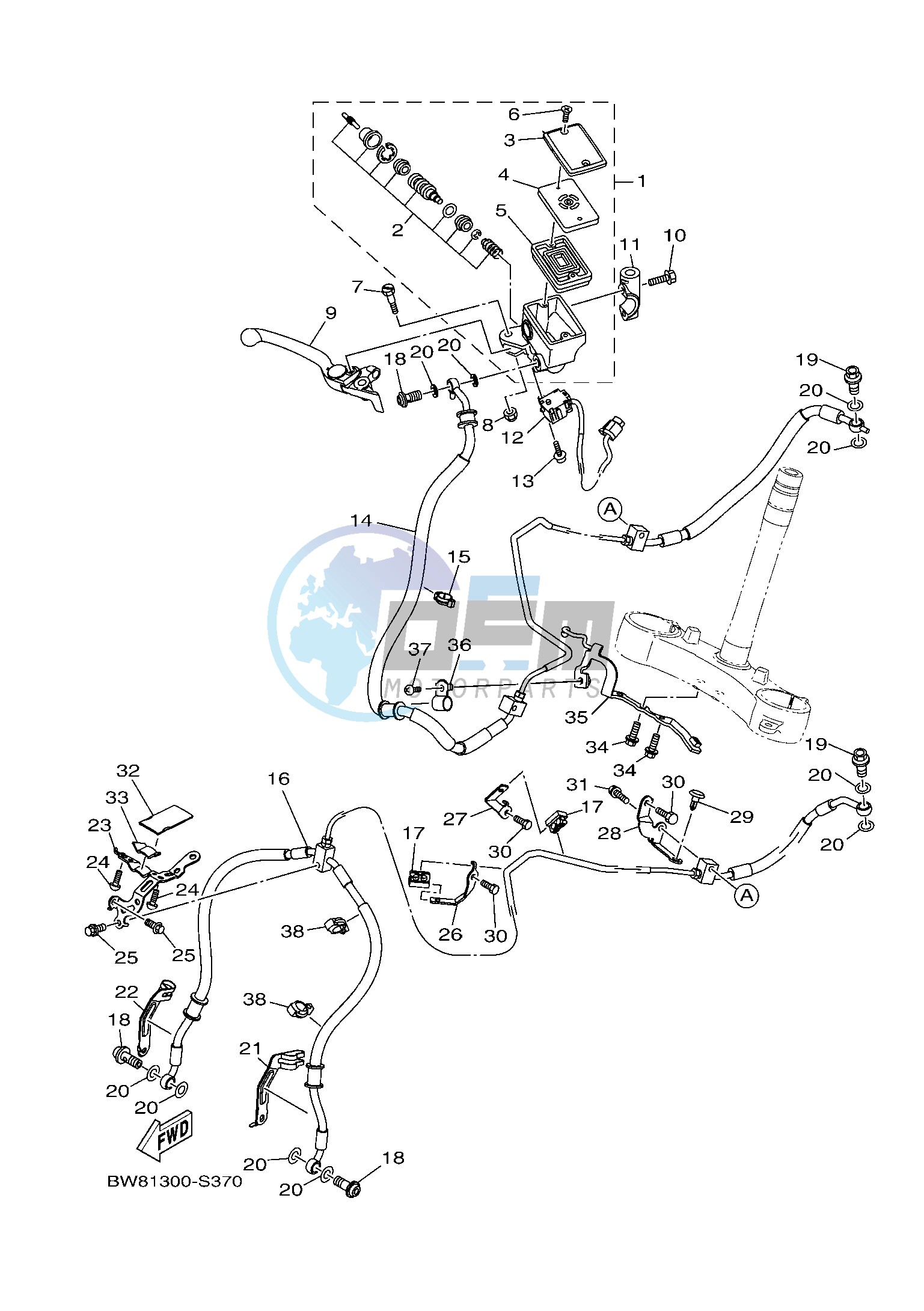 FRONT MASTER CYLINDER