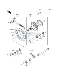 KX 125 J [KX125] (J1) [KX125] drawing REAR HUB