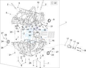 RSV4 1000 Racing Factory L.E. (EMEA) (EU, GB) drawing Crankcases I