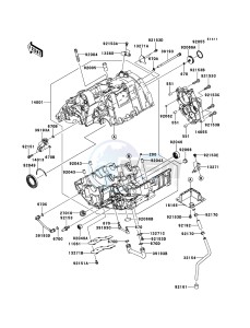 ER-6n ER650A7F GB XX (EU ME A(FRICA) drawing Crankcase(-ER650AE057323)