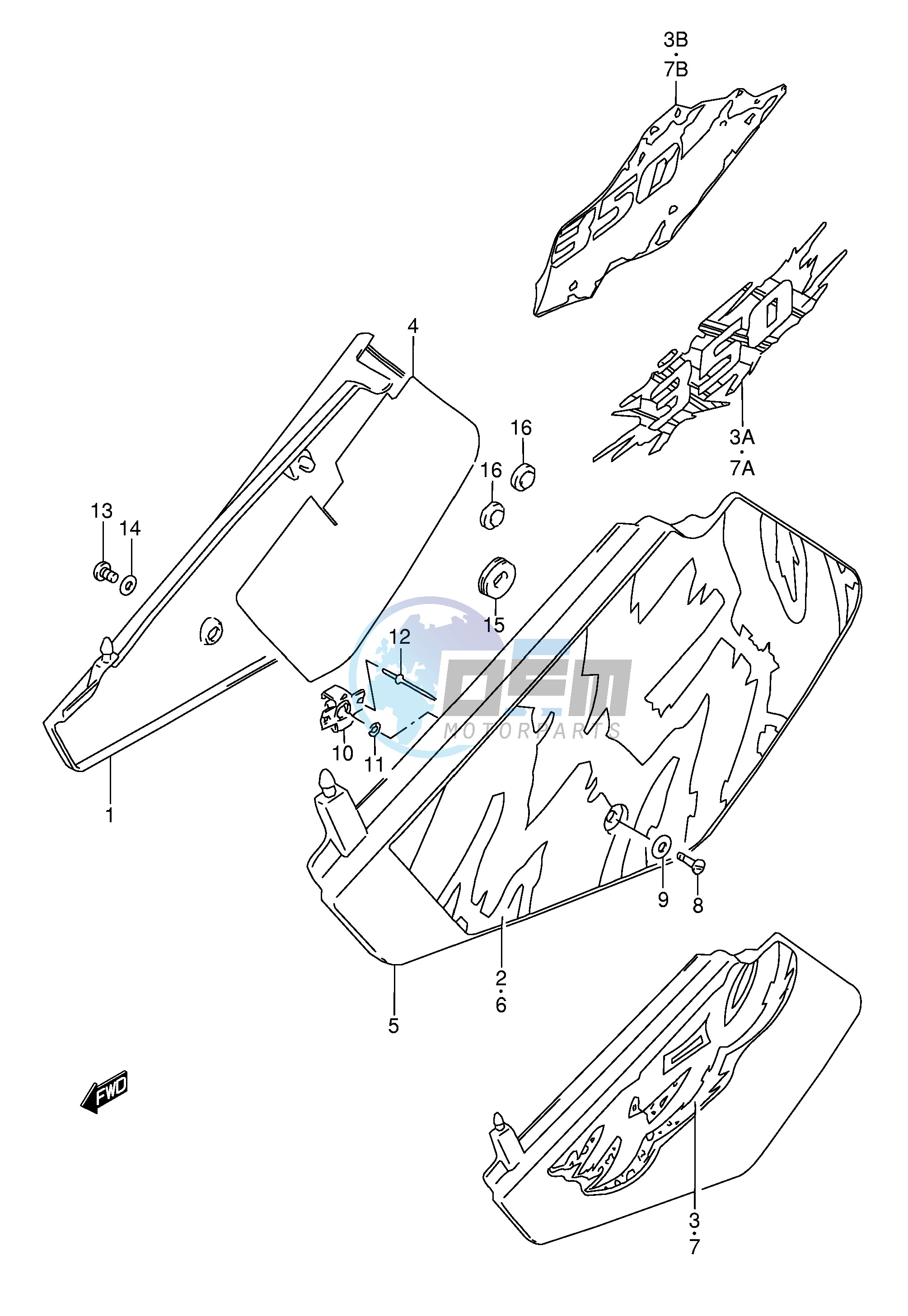 FRAME COVER (MODEL N P R S)