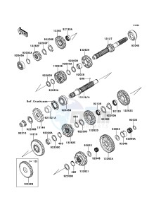 ZZR1400_ABS ZX1400FDF FR GB XX (EU ME A(FRICA) drawing Transmission