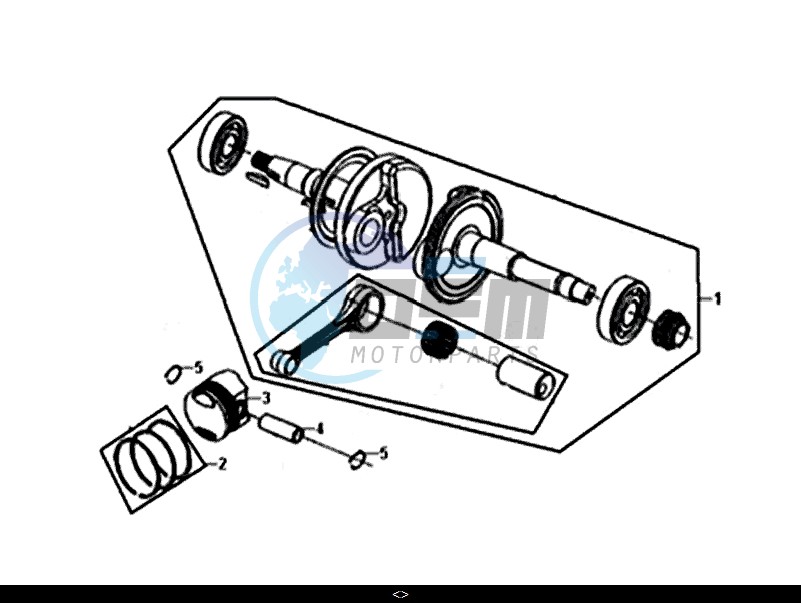 CRANK SHAFT / MASK 50 (XE05W1-IT) (L7-L9)