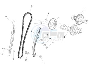 RSV4 1000 RR (APAC) (AUS, CP, NZ) drawing Rear cylinder timing system