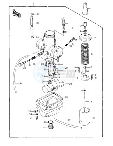 KX 80 C [KX80] (C1) [KX80] drawing CARBURETOR