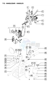 FUNTASTIC_45kmh_K8-L0 50 K8-L0 drawing Handlebar-handles