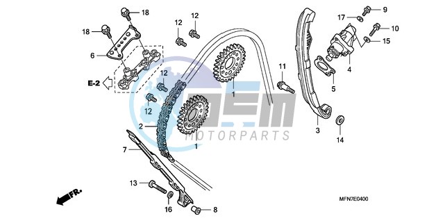 CAM CHAIN/TENSIONER