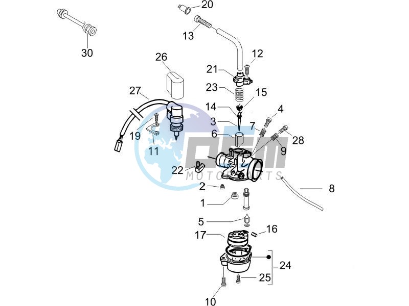 Carburetors components