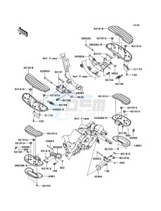 VN1700_CLASSIC_TOURER_ABS VN1700DBF GB XX (EU ME A(FRICA) drawing Footrests