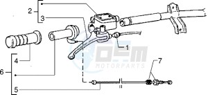 Easy Moving 50 drawing Handlebars component parts