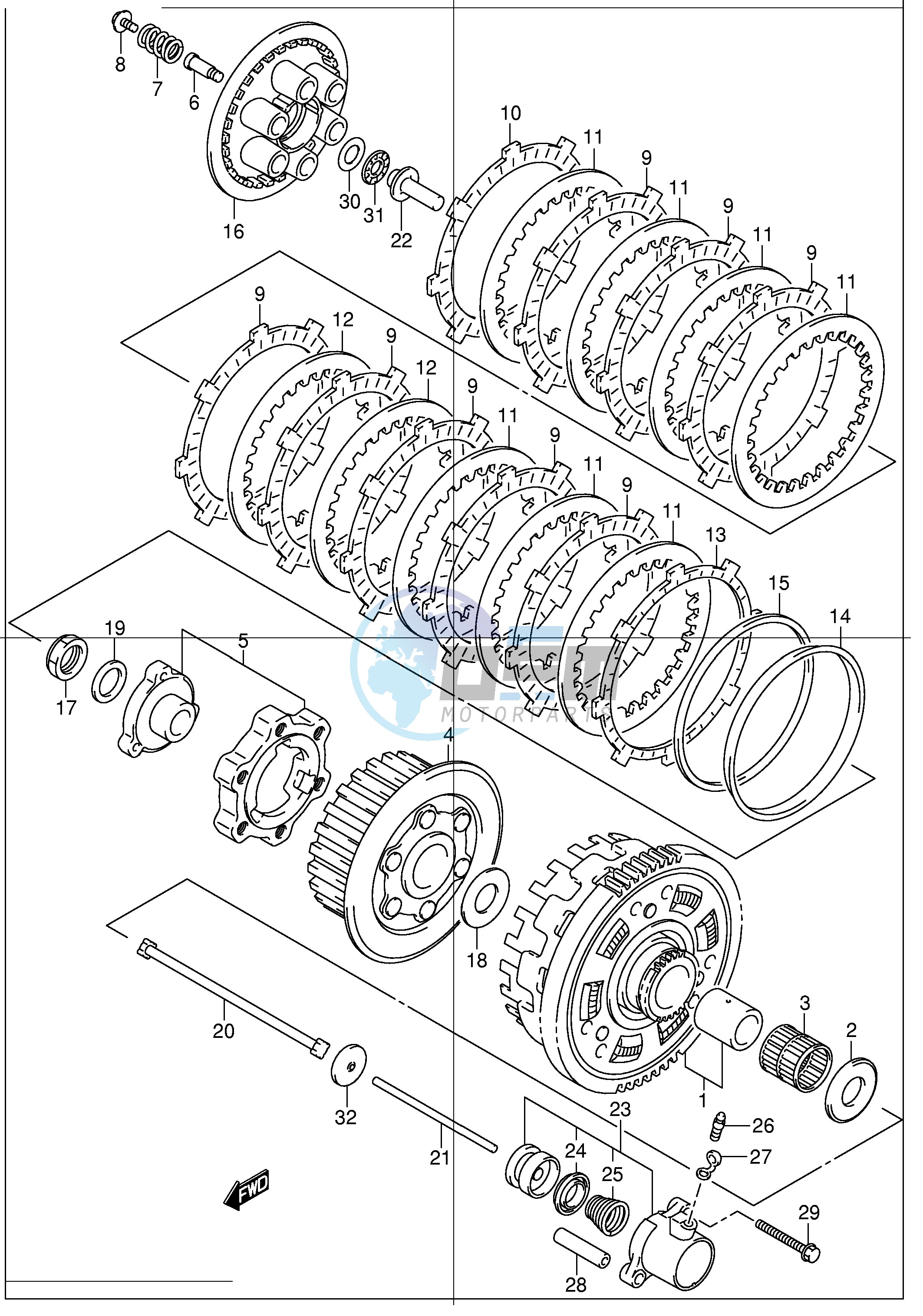 CLUTCH (MODEL K2 K3)