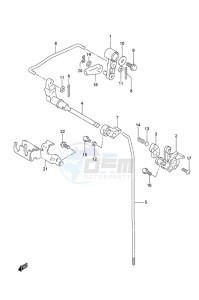 DF 20A drawing Clutch Rod Remote Control