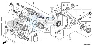 TRX680FAE TRX680 Europe Direct - (ED) drawing REAR KNUCKLE