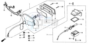 CB125T drawing TAILLIGHT