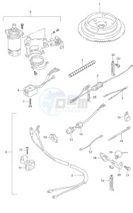 DF 9.9 drawing Starting Motor