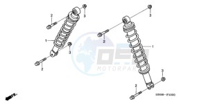 TRX680FA9 Australia - (U) drawing FRONT CUSHION