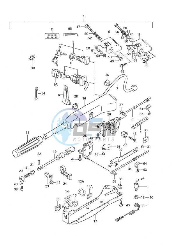 Tiller Handle