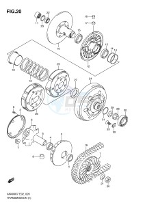 AN400 (E2) Burgman drawing TRANSMISSION (1)