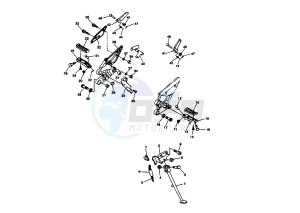 FZ 6-N 600 drawing STAND-FOODREST