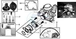 JOYRIDE 125 EVO L6 drawing CARBURATOR