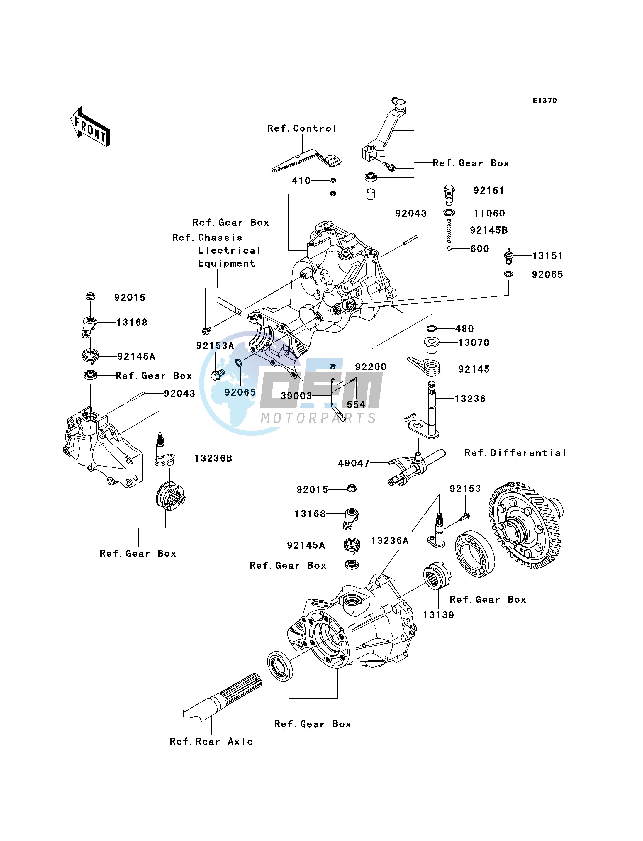 GEAR CHANGE MECHANISM