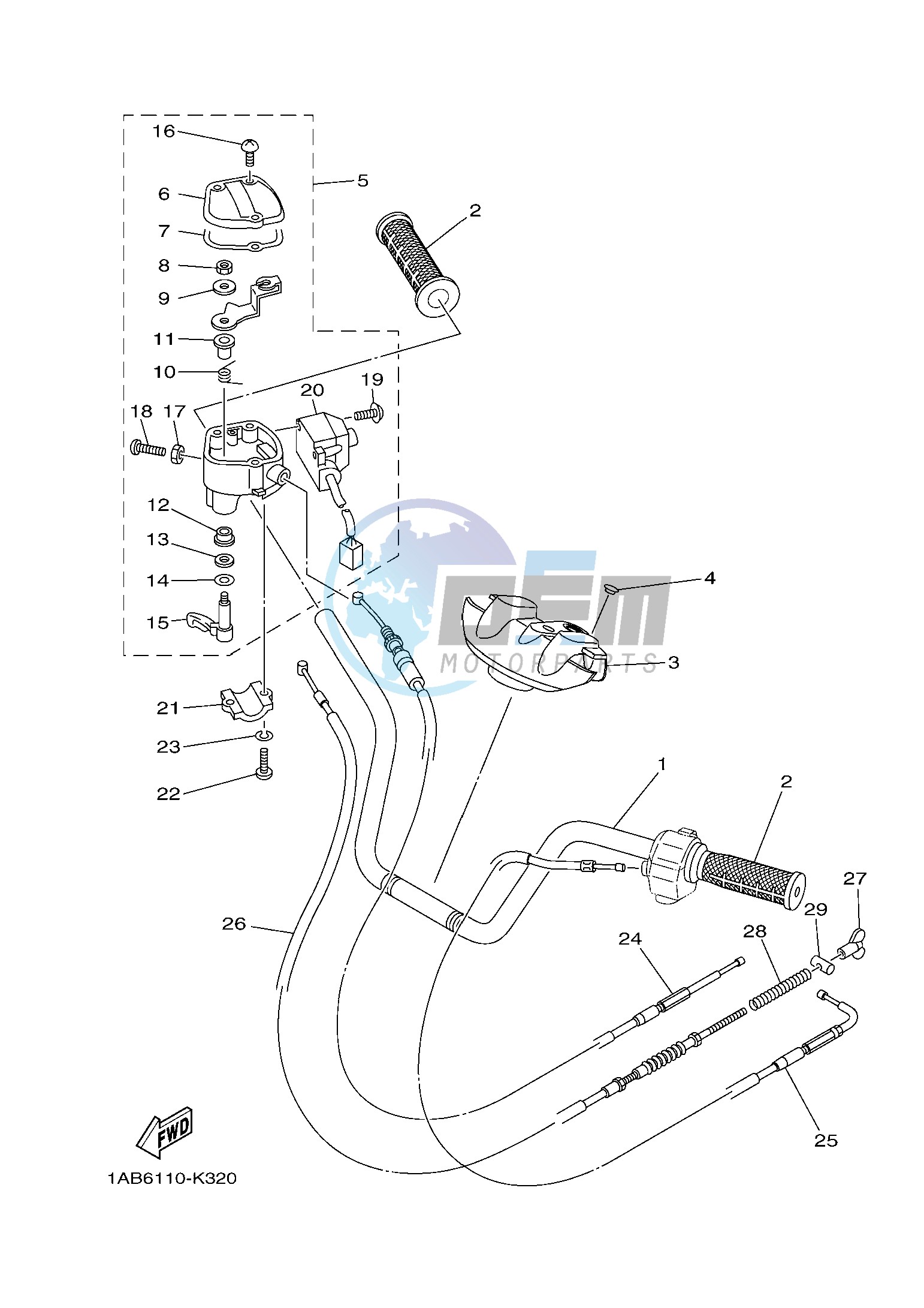 STEERING HANDLE & CABLE