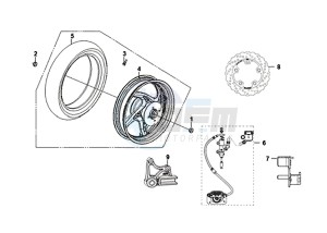 WOLF SB125Ni (PU12EA-EU) (L8-M0) drawing REAR BRAKE / REAR WHEEL