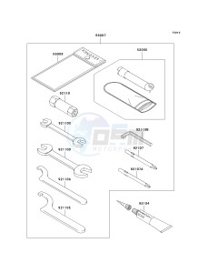 KSV 700 A [KFX700 AND V FORCE] (A1-A2) [KFX700 AND V FORCE] drawing OWNERS TOOLS