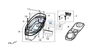 JOYMAX 300I drawing HELMET BOX