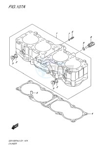 GSX-1250F ABS EU drawing CYLINDER