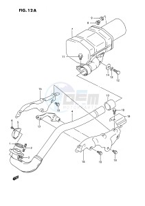 LT-F250 (E2) drawing MUFFLER (MODEL L)